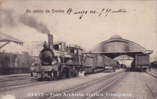 Treviso, treni alla Stazione ferroviaria